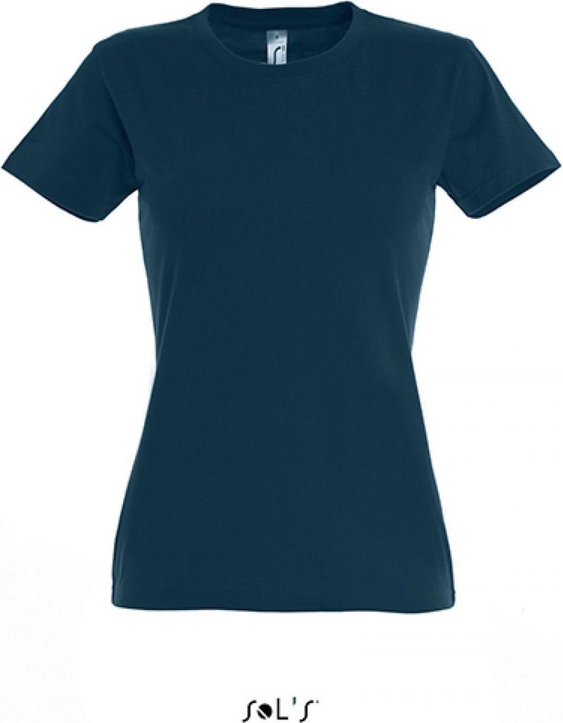 SOLs 11502 | Imperial Women / Damen T-Shirt - Farbe: Petroleum Blue - Größe: S