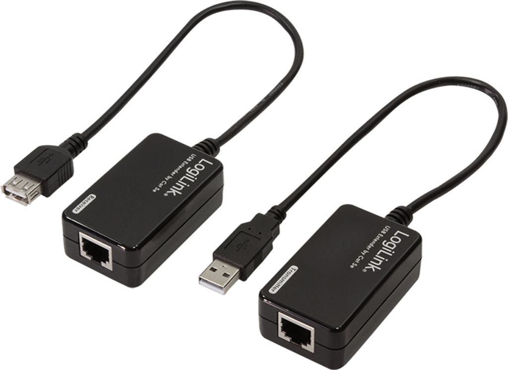 LogiLink USB 2.0 Extender-Set schwarz