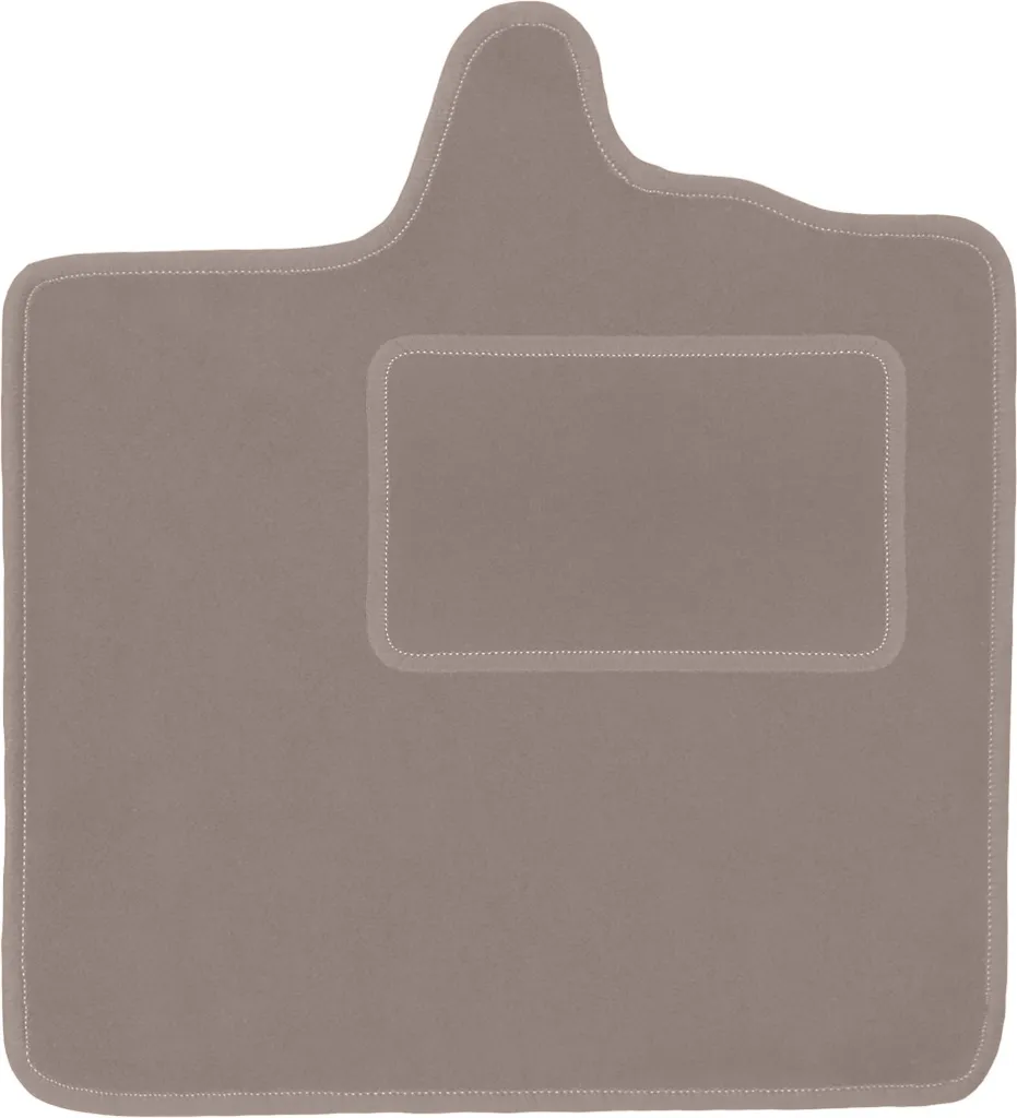 Tappetino Conducente Beige per Smart ForTwo 1998-2007 | Velluto Top