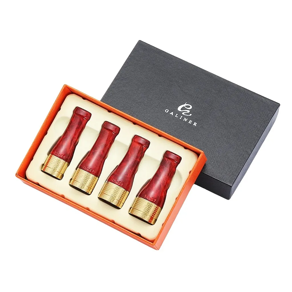 Porte-cigares rouge de luxe avec technologie de buse de fumée intégrée