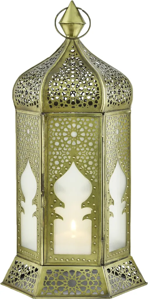 Lanterna Louay Bianca Marocchina - Il Trend Arredo più Cercato online