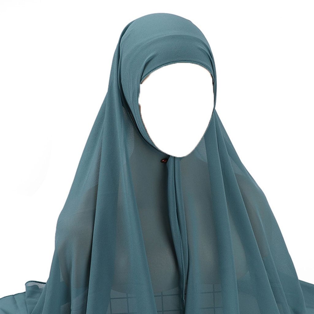 Kopftuch für Damen Lang Muslim Hijab Türkisch Khimar Schal Produktbild 