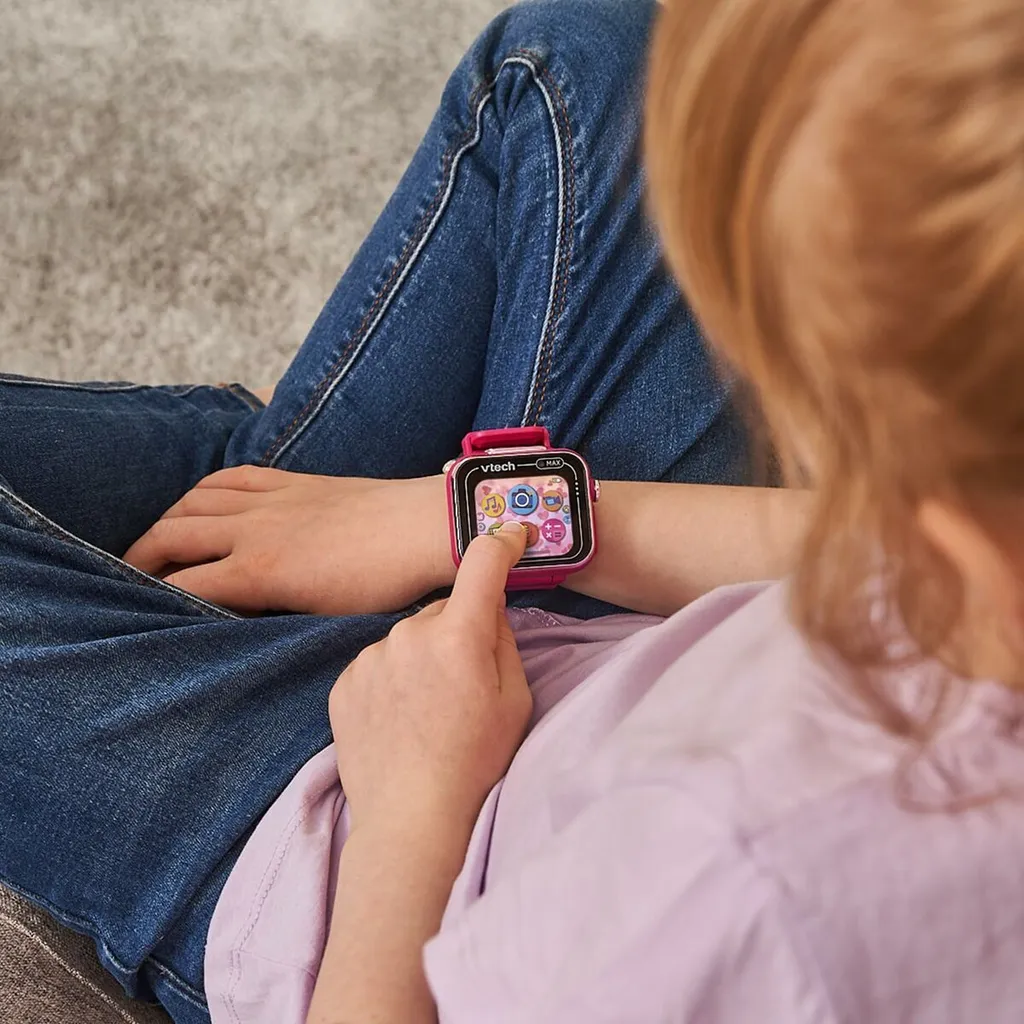 VTech Kidizoom MAX Raspberry : Montre Enfant Écran Large et Double Caméra - 5