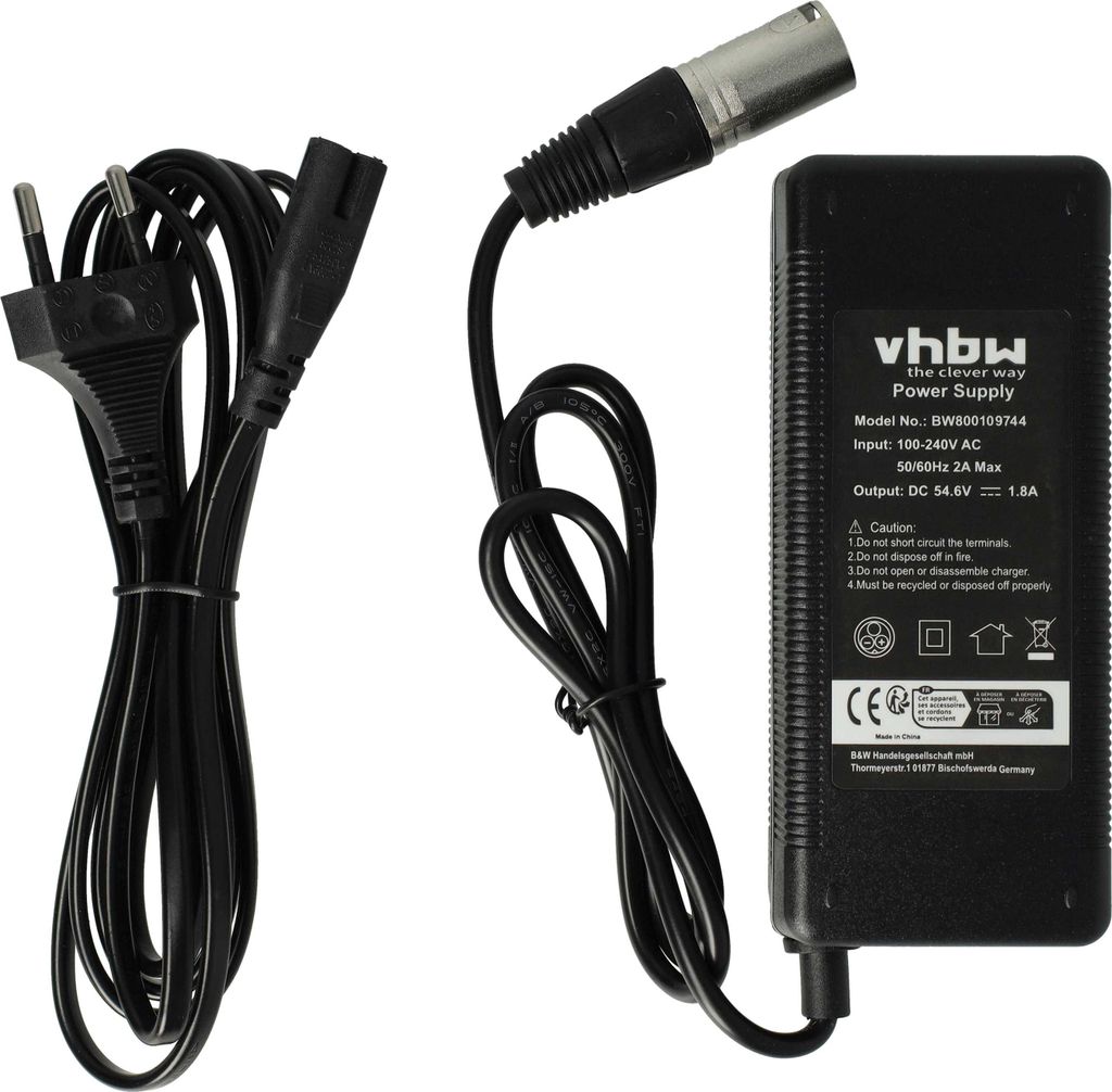 vhbw Ladegerät kompatibel mit NCM London ab 2014, Essen ab Produktbild 