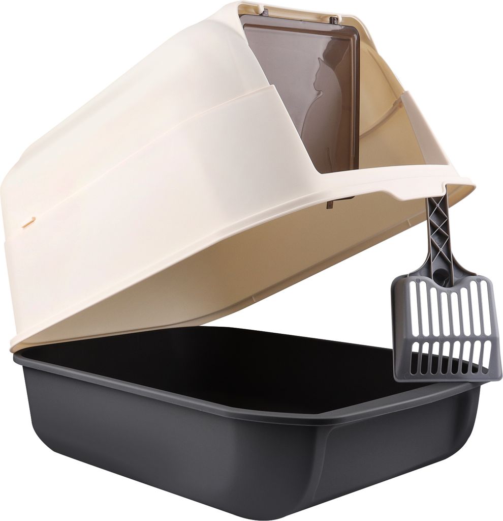 XXL Katzentoilette,Katzenklo mit Deckel,Geruchlose Produktbild 5