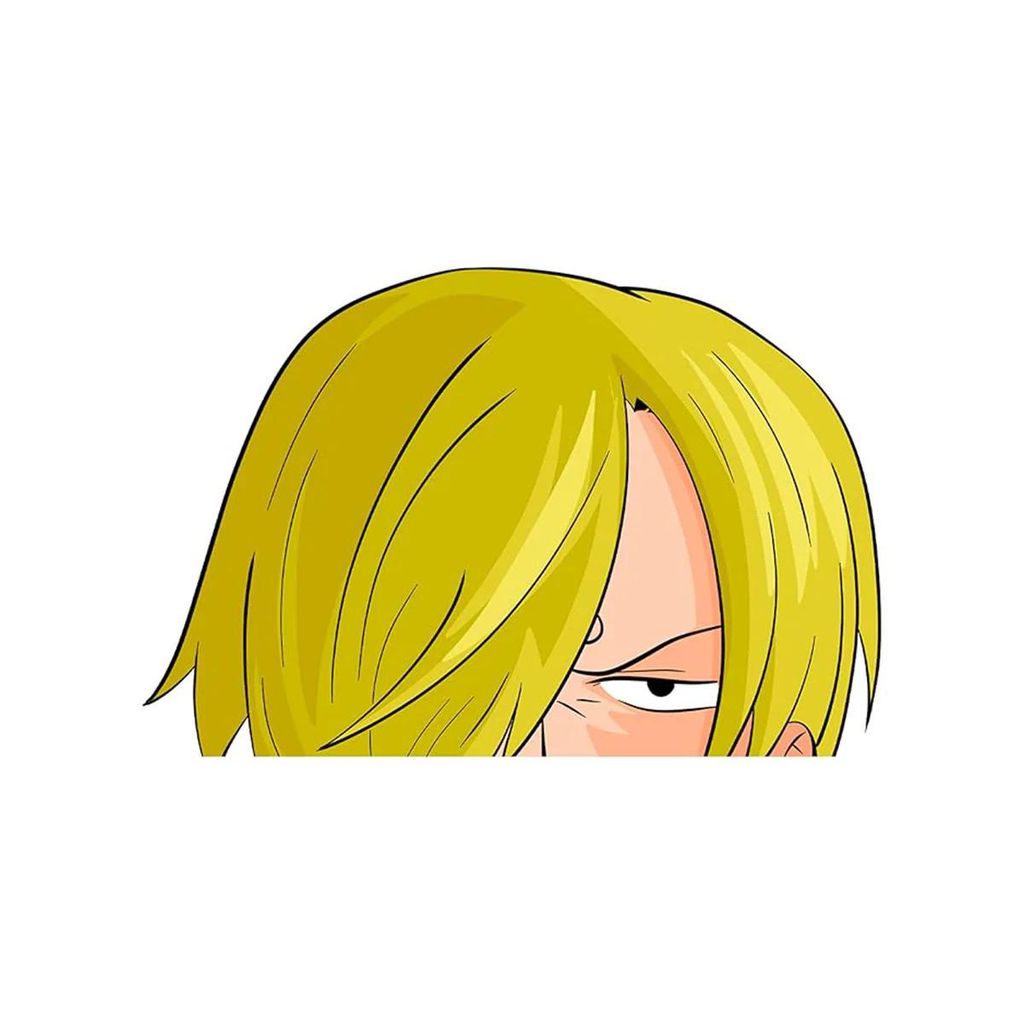 DTF UV Sticker Anime Manga Cool Peeker Sticker UV beständig auf Glas, Auto, Laptop Transferaufkleber zum direkt aufkleben, Spiegel Fenster, Dekora...