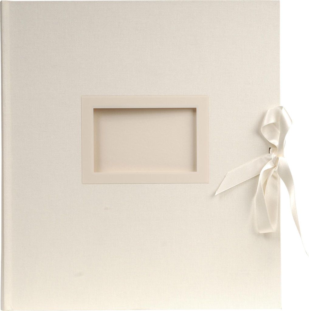 Exacompta Fotoalbum Kingsbridge 60 Seiten weiß 29x32 cm Produktbild 
