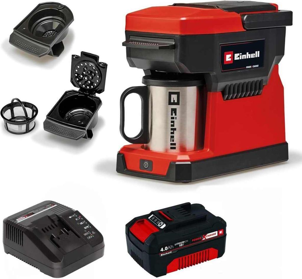 Einhell Akku-Kaffeemaschine TE-CF 18 Li-mit Akku 4.0, Produktbild 