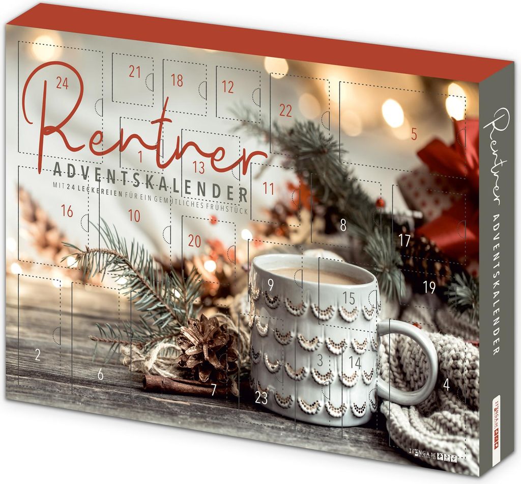 itenga Frühstück Adventskalender Motiv Rentner Produktbild 