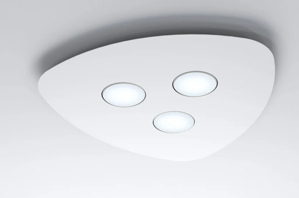 Plafonnier Moderne à 3 Lumières Organic III - Éclairage Chic en Acier