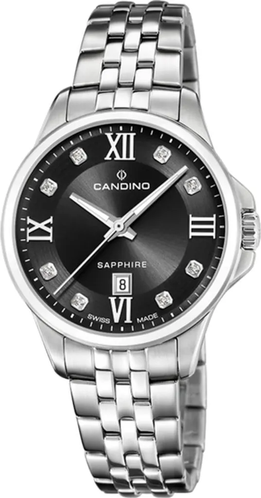 Montre-bracelet pour femmes Candino C4766/5 de luxe en acier argenté