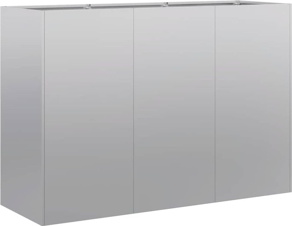 vidaXL Bac à plantes 120x40x80 cm acier galvanisé Image du produit 