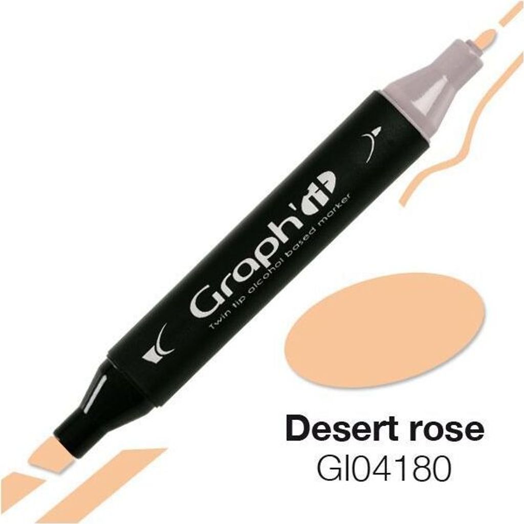 Graph'It Marker mit Doppelspitze - Desert Pink