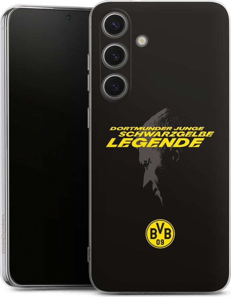 DeinDesign Handyhülle für Samsung Galaxy S25+ Silikon Hülle Case Smartphone Schutzhülle BVB Borussia Dortmund Marco Reus