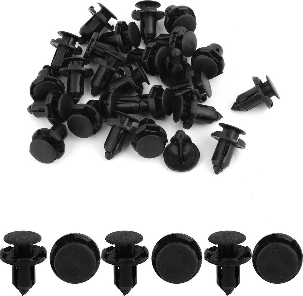 25 PCS Stift Klettverschluss Push In Tür Trim Retainer Clips de