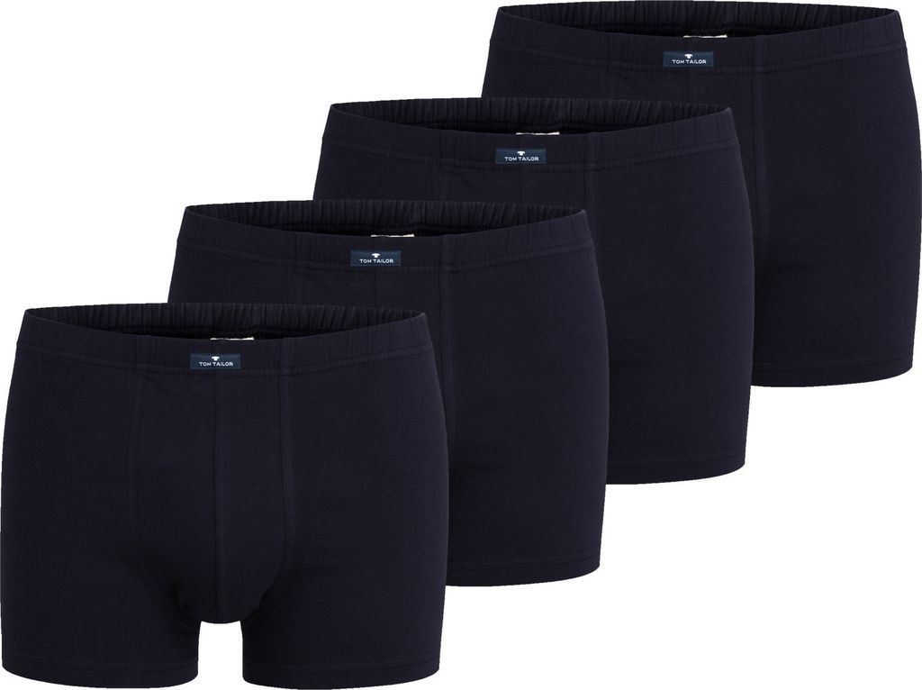 TOM TAILOR Herren Pants blau uni 4er Pack Größe: 5 Produktbild 