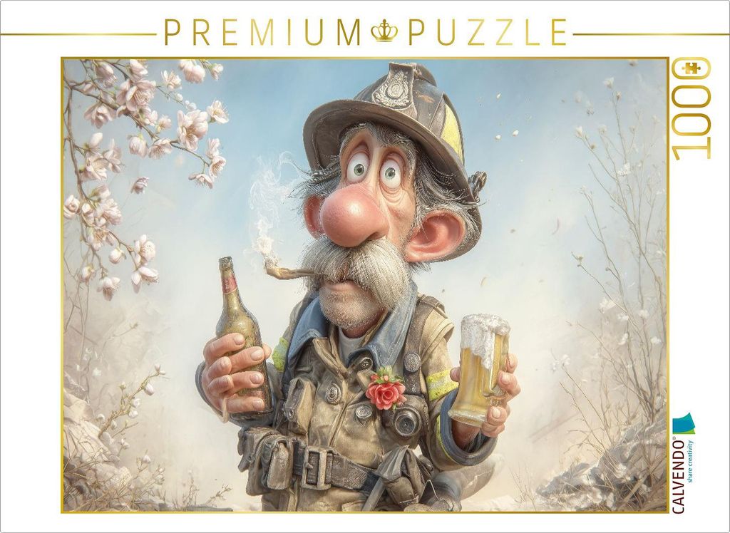 CALVENDO Puzzle Durst gelöscht, Einsatz erfolgreich! | 1000 Teile Lege-Größe 64x48cm Foto-Puzzle für glückliche Stunden