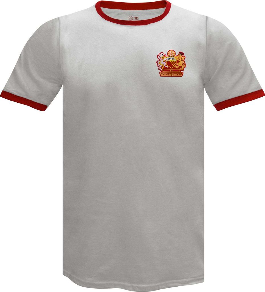 Fan Originals - "Manchester" T-Shirt für Herren GF1220 (XL) (Weiß)