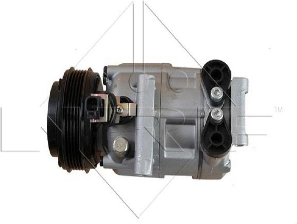 Klimakompressor 12 V Ø 109 mm VS16 NRF passend für u.a. FORD C-MAX