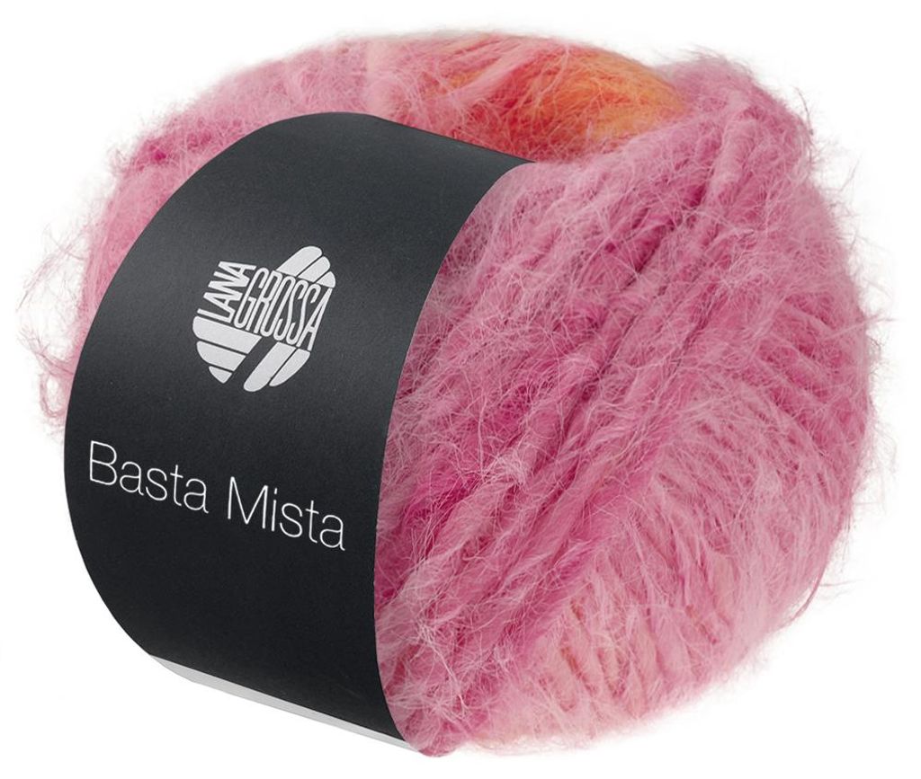 Lana Grossa - Basta Mista 0111 pfirsich apricot orange rosa Produktbild 