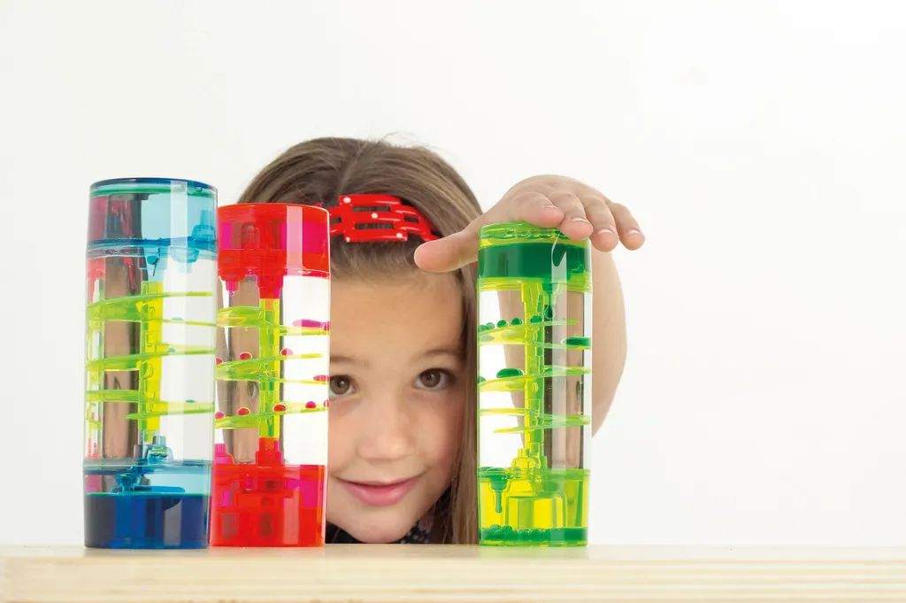 Sablier à eau sensoriel EDUPLAY jeu de gouttes multicolores 3x