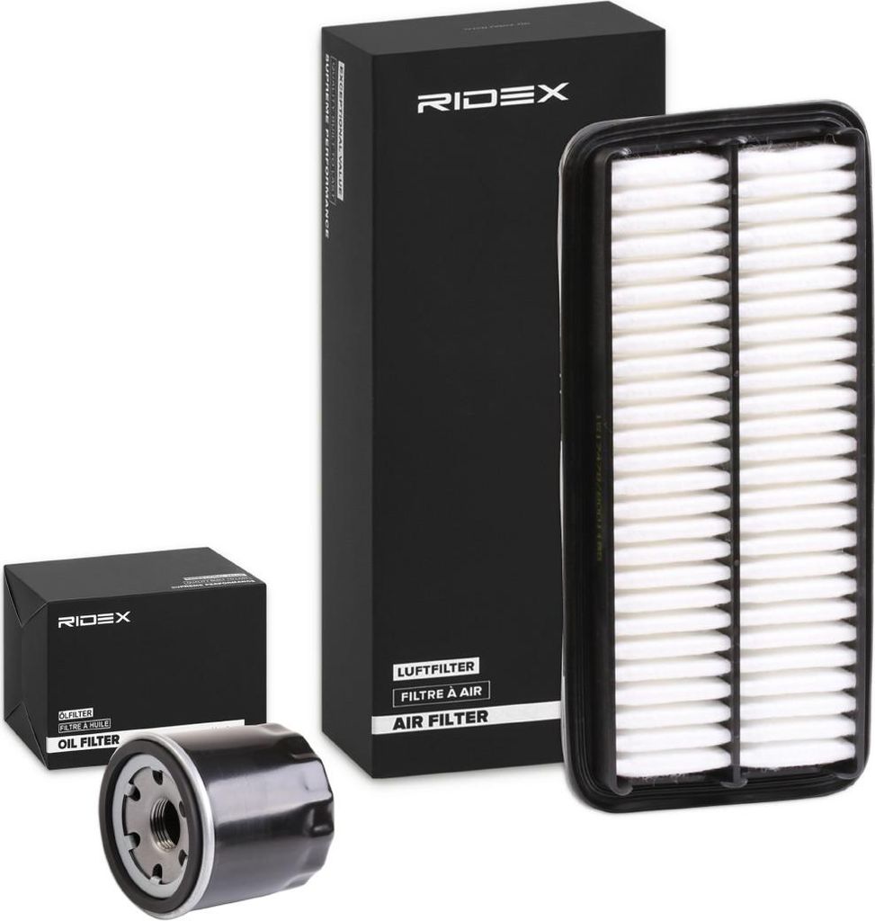 RIDEX Filterset Inspektionspaket Filtersatz für VW Transporter IV Bus (70B, 70C, 7DB, 7DK, 70J, 70K, 7DC, 7DJ) passend für MERCEDES-BENZ GLA (X156)