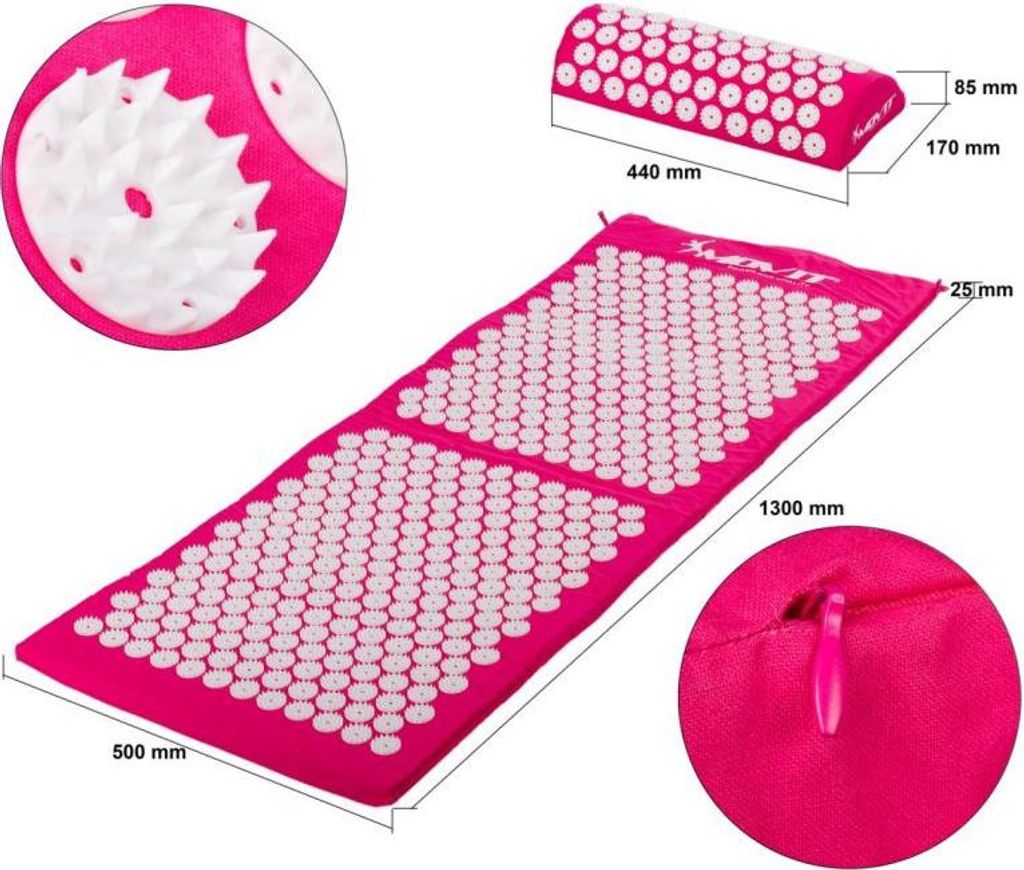 MOVIT Poduszka do akupresury z poduszką, 130 x 50 cm, Zdjęcie produktu 