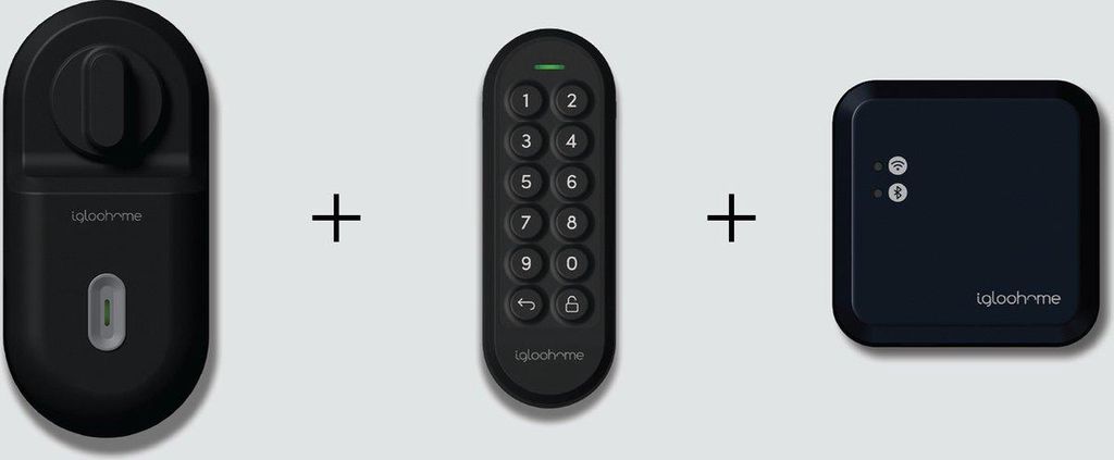 igloohome Retrofit Lock + Keypad + Bridge, Inteligentny Image du produit 
