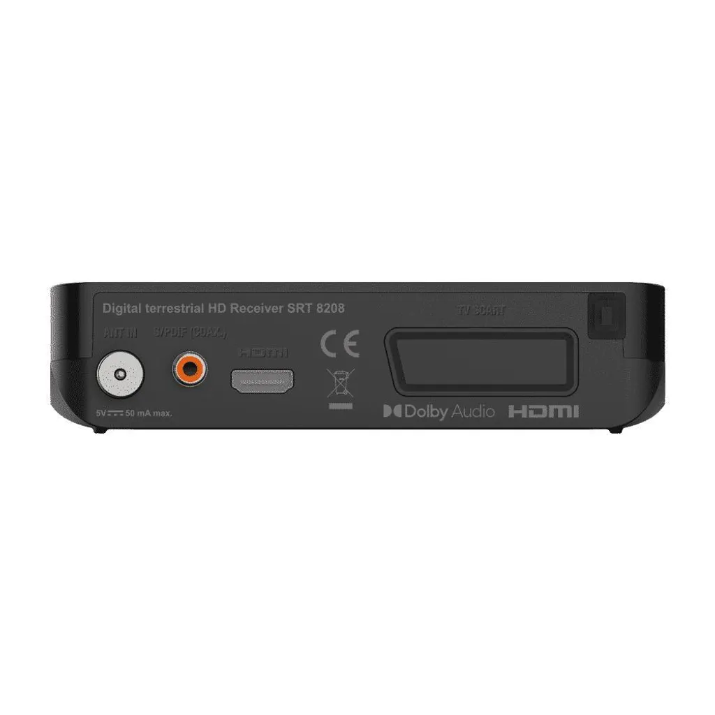 Décodeur TNT HD Strong SRT 8208 Récepteur TV Terrestre Ethernet