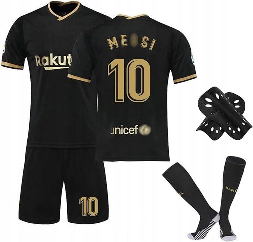 Messi 10 voetbalset, Barcelona voetbalpak, complete set Productafbeelding 