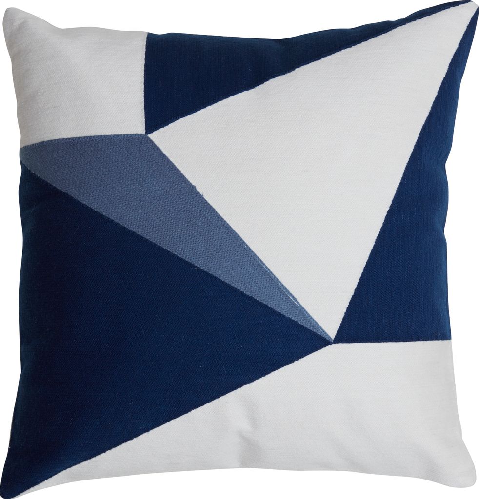 Light & Living - Kissen REJAS - Ø45x10cm - Blau