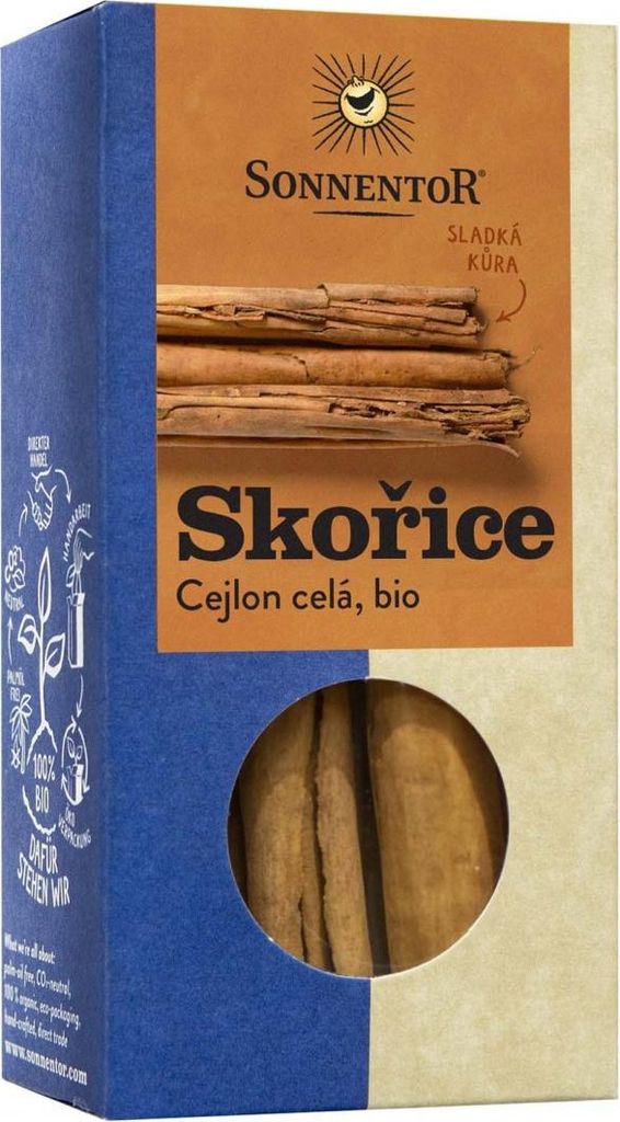 SKOŘICE  BIO CELÁ CEYLON 18 g SONNENTOR Obrázek produktu 
