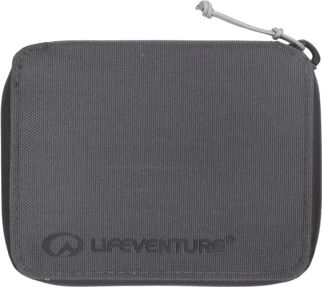Lifeventure RFiD Bi-Fold Wallet Grigio: Portafoglio da Viaggio Anti-Clonazione
