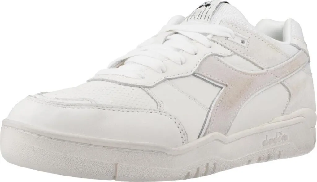 Chaussures Diadora Used Blanc Homme pour Marche Urbaine et Style Quotidien