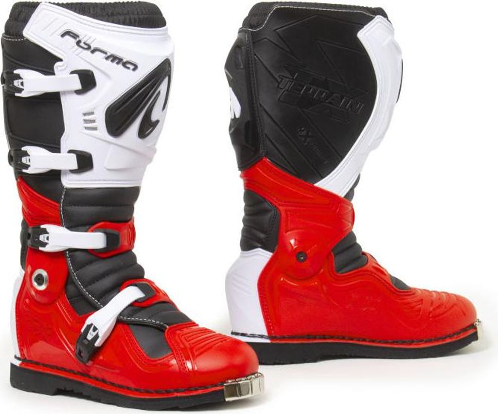 Motorradstiefel FORMA TERRAIN EVOLUTION TX rot/weiß 42