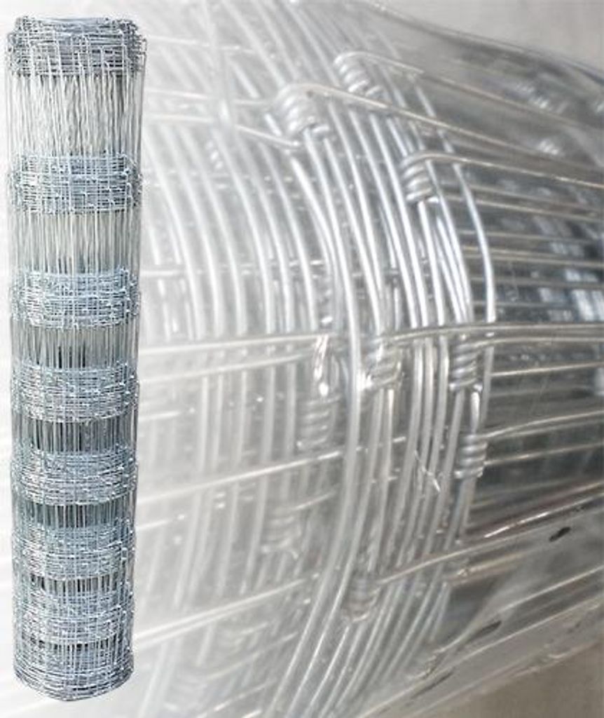 Wildzaun 100cm 50m Verzinkt 1,8/2mm 100/8/15 Produktbild 
