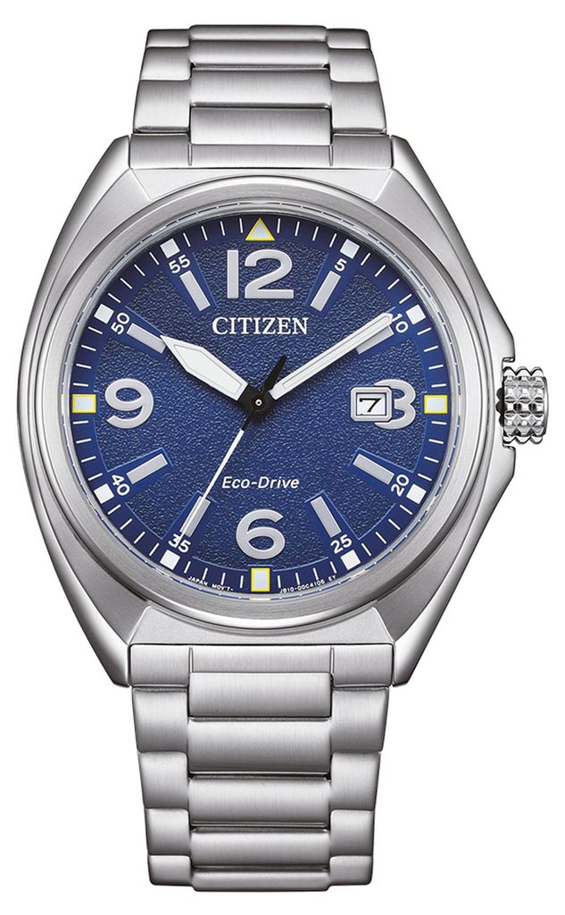 Citizen AW1571-76L Uhr Herrenuhr Edelstahl Datum silber Produktbild 