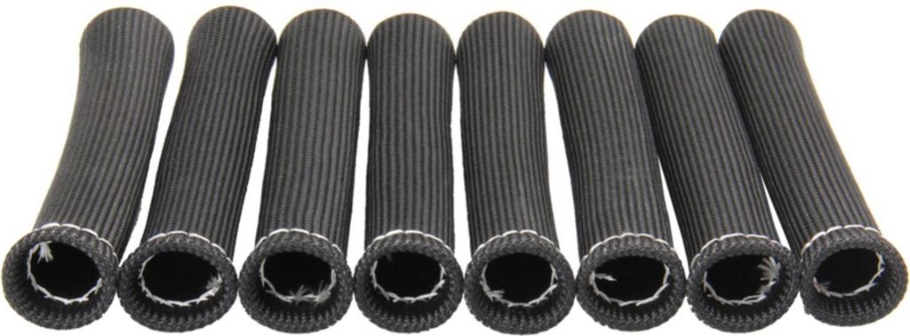 8PCS 2500° Auto Zündkerzenkabel Kofferraum Hitzeschild Schutzabdeckung