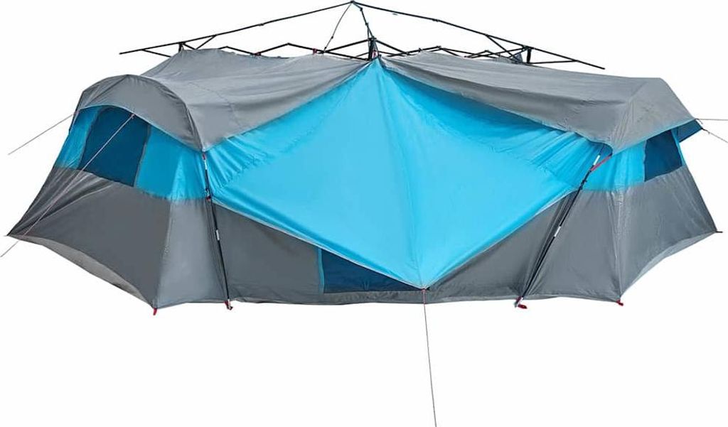 vidaXL Innenzelt mit Dach mit Speicher Blau 520 x 520 x 190 cm Taft