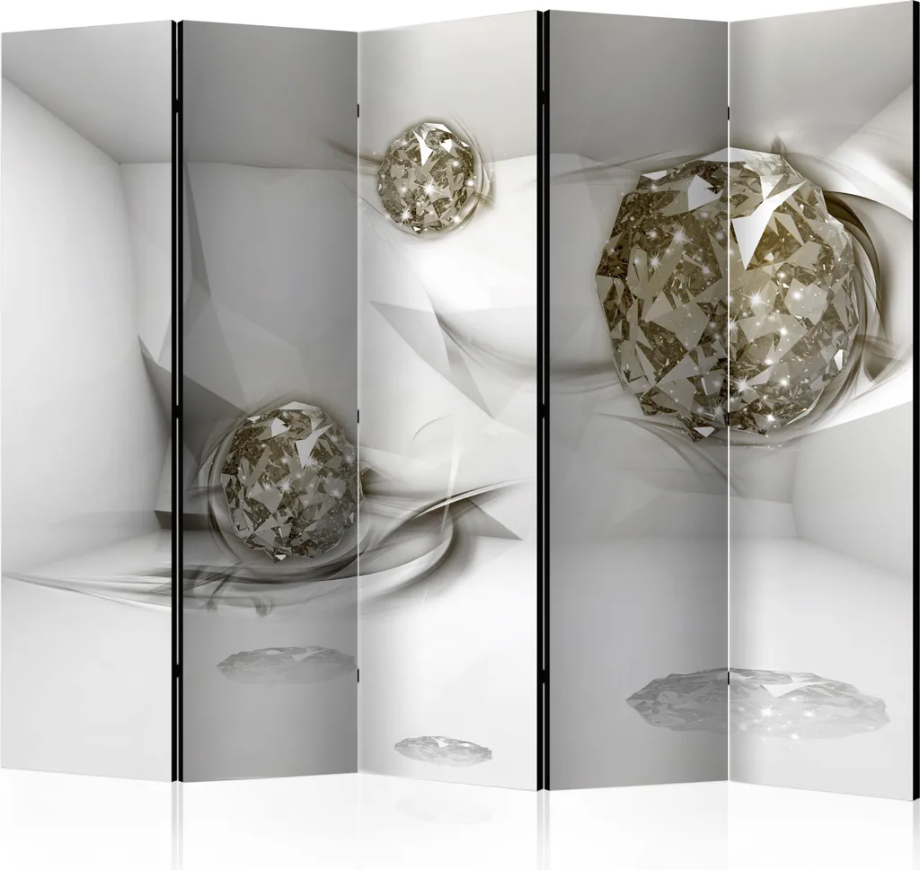 Cloison de séparation amovible XXL Paravent photo diamant 225x172 cm