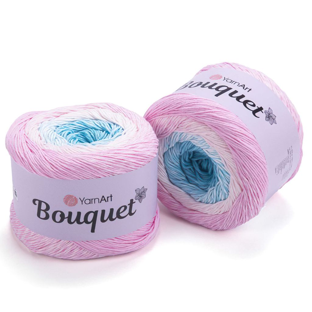 YarnArt Bouquet 702 Wolle - 100% Baumwolle, 500m/250g, Produktbild 