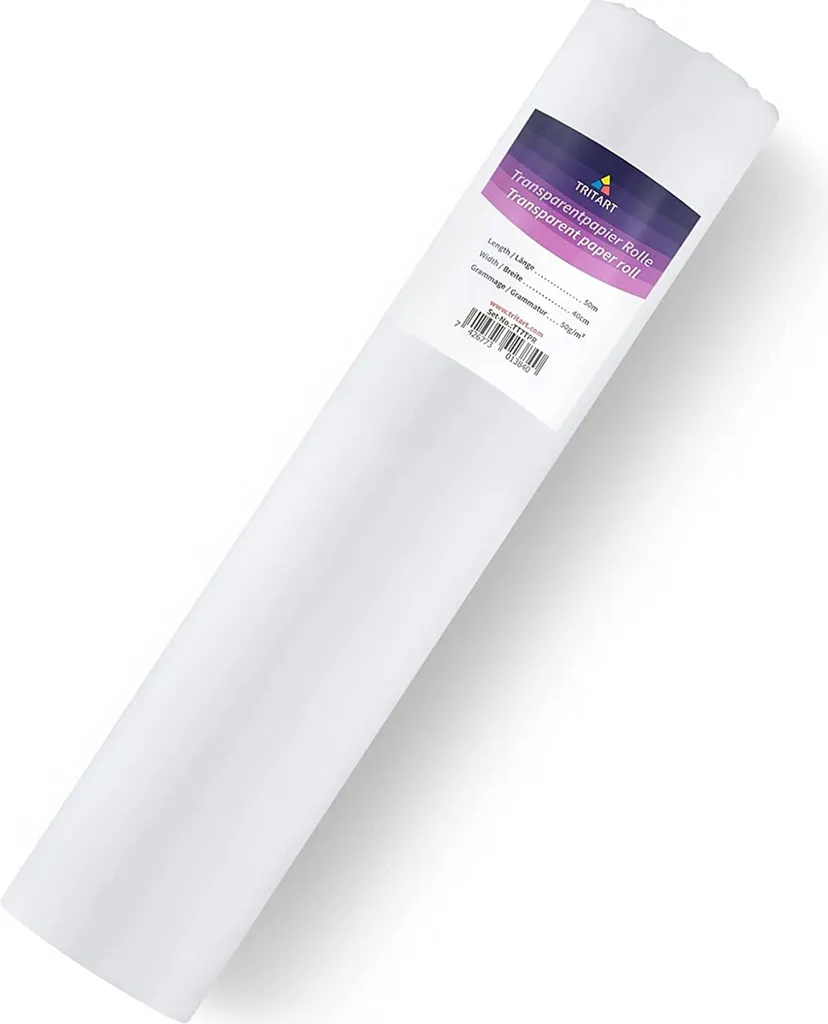 Papier Architecte Rouleau 40cm x 50m pour Plans et Dessins Techniques - 7