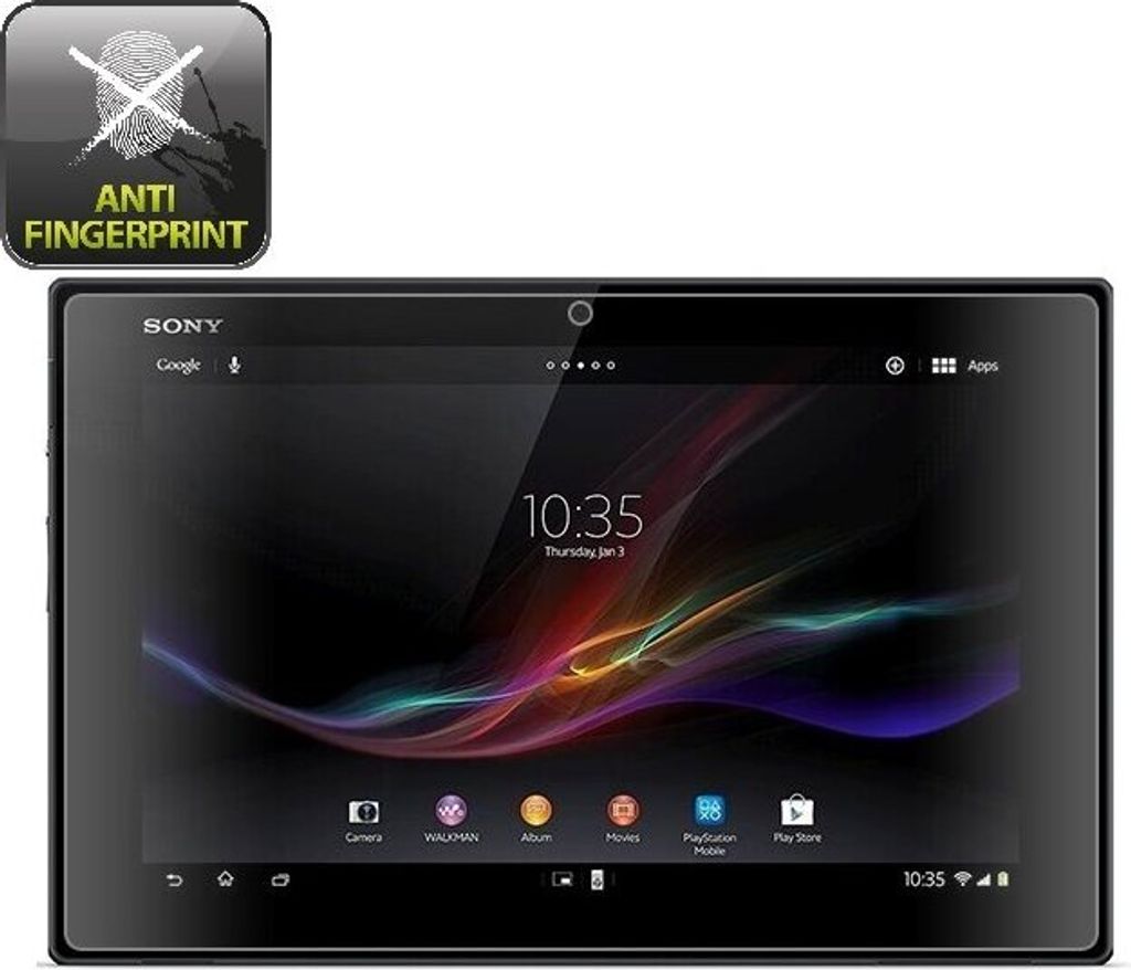 3x Displayfolie für Sony Xperia Z Tablet Displayschutzfolie ANTI-REFLEX MATT