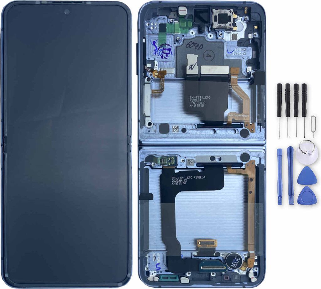 Samsung LCD Display für Galaxy Z Flip4 5G + Touch + Rahmen Produktbild 1
