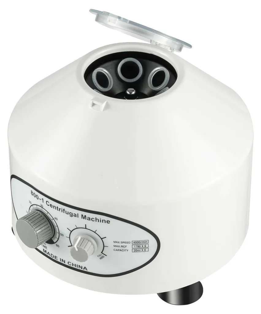 Centrifugeuse de Laboratoire 4000 tr/min 6 Tubes de 20ml Blanche - L-800