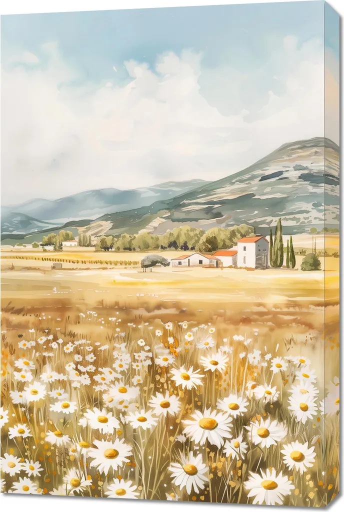 Quadro Decorativo 60x90 cm - Atmosfera Idilliaca per Interni