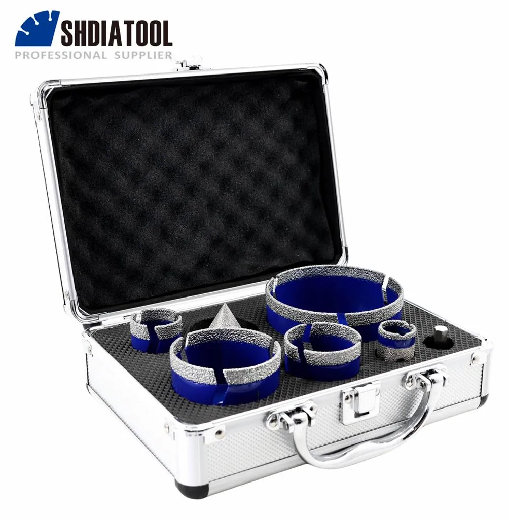 Set de perçage diamant M14 polyvalent 7 pièces pour meuleuse d'angle - 3