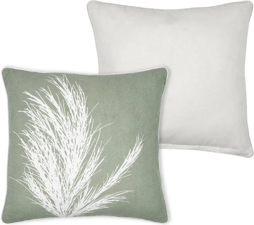 Coussin pour canapé CORALIA vert 40x40 cm - Idéal pour salon et chambre