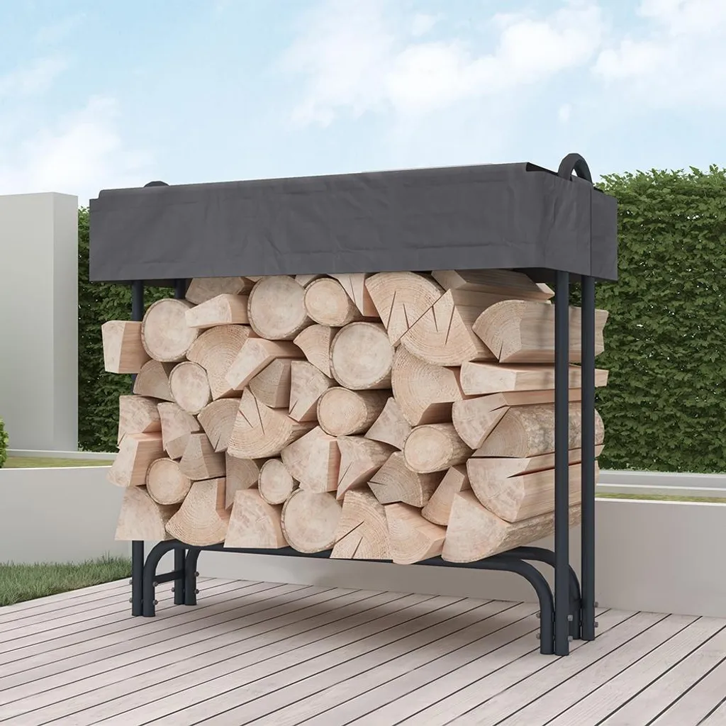 Cabane de jardin en bois Sestriere : bâche de protection et structure