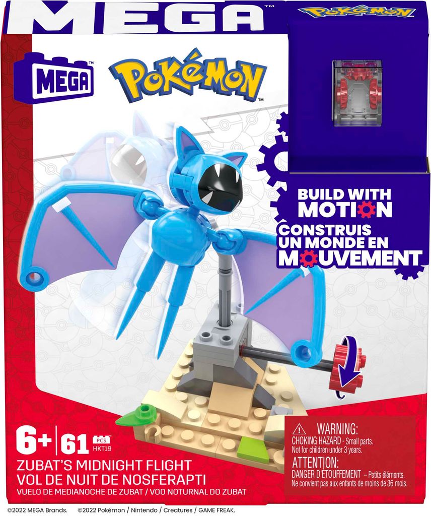 Pokemon Mega Stavebnica Nočný Let Zubat Obrázok produktu 